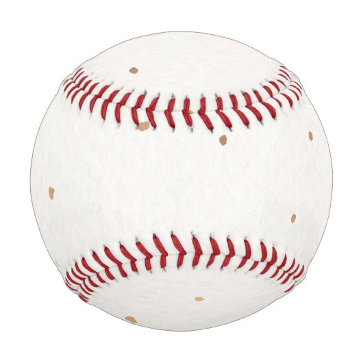 Benutzerdefinierter Baseball mit goldenen Punkten (Vorderseite)