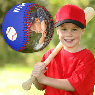 Benutzerdefinierter Baseball mit Name, Nummer, Fot