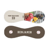 Benutzerdefinierter Baseball mit Name, Nummer, Fot (Paneele)