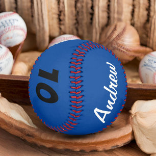 Benutzerdefinierter Baseball mit Name und Nummer B