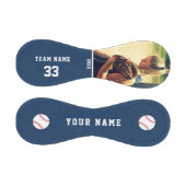 Benutzerdefinierter Baseball mit Teamname, Nummer, (Paneele)