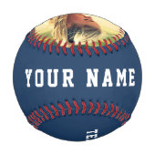 Benutzerdefinierter Baseball mit Teamname, Nummer, (Rückseite)