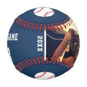 Benutzerdefinierter Baseball mit Teamname, Nummer, (Vorderseite)