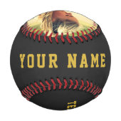 Benutzerdefinierter Baseball mit Teamname, Nummer, (Rückseite)
