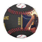 Benutzerdefinierter Baseball mit Teamname, Nummer, (Vorderseite)
