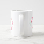 Benutzerdefinierter Baseball-Mom-Squad-Becher | Pe Jumbo-Tasse (Rückseite)
