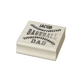 Benutzerdefinierter Baseball-Vater Gummistempel (Stempel)