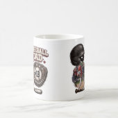 Benutzerdefinierter Baseball-Vater-Name mit Foto Kaffeetasse (Mittel)