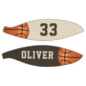 Benutzerdefinierter Basketball mit Name und Nummer (Panele)