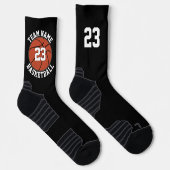 Benutzerdefinierter Basketball-Team Name und Anzah Socken (Rechts)