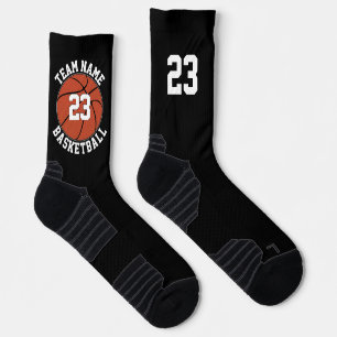 Benutzerdefinierter Basketball-Team Name und Anzah Socken