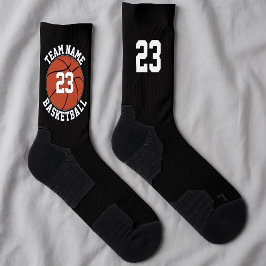 Benutzerdefinierter Basketball-Team Name und Anzah Socken
