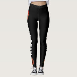 Benutzerdefinierter Basketball Teamname und Spiele Leggings