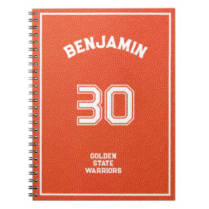Benutzerdefinierter Basketball Textur Orange Notizblock