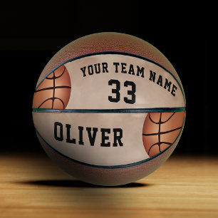 Benutzerdefinierter Basketballspieler Name Nummer Basketball