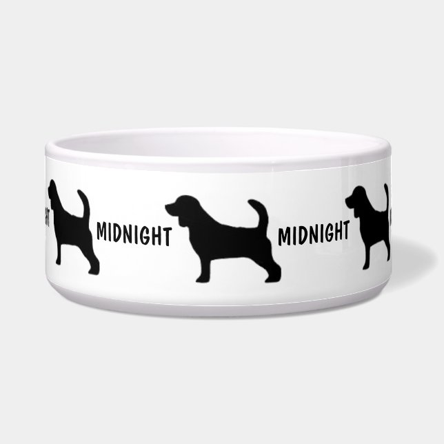 Benutzerdefinierter Beagle Dog Bowl Napf (Vorderseite)