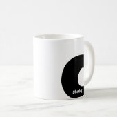 Benutzerdefinierter Becher Monogramm Anfangsbuchst Kaffeetasse (VorderseiteRechts)
