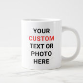 Benutzerdefinierter Becher | Text, Foto, Logo oder Jumbo-Tasse (Rechts)