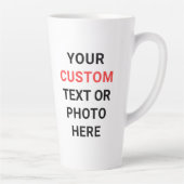 Benutzerdefinierter Becher | Text, Foto, Logo oder Milchtasse (Rechts)