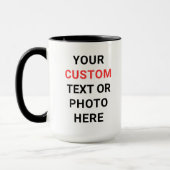 Benutzerdefinierter Becher | Text, Foto, Logo oder Tasse (Links)