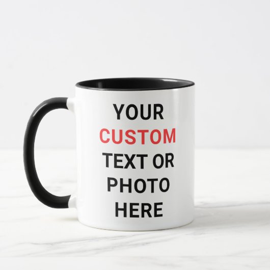 Benutzerdefinierter Becher | Text, Foto, Logo oder Tasse (Links)