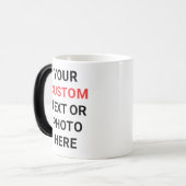 Benutzerdefinierter Becher | Text, Foto, Logo oder Verwandlungstasse (Vorderseite Links)