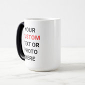 Benutzerdefinierter Becher | Text, Foto, Logo oder Verwandlungstasse (Vorderseite Links)