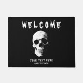Benutzerdefinierter Begrüßungstext Beängstigend Fu Fußmatte (Vorderseite)