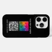 Benutzerdefinierter, beliebter QR-Code Hochladen v Case-Mate iPhone Hülle (Rückseite (Horizontal))