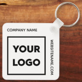 Benutzerdefinierter Bereich für Logos und Text Schlüsselanhänger (Rückseite)