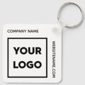 Benutzerdefinierter Bereich für Logos und Text Schlüsselanhänger (Rückseite)