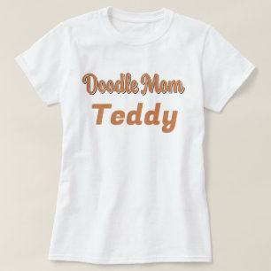 Benutzerdefinierter Bernedoodle Doodle Mama Tricol T-Shirt