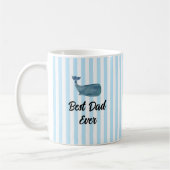 Benutzerdefinierter Beste-Daddy-Strand-Wal-Nautik- Kaffeetasse (Links)