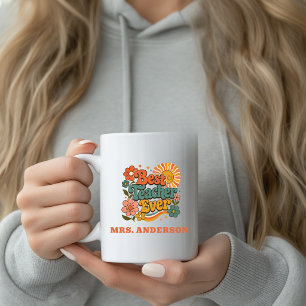 Benutzerdefinierter Bester Lehrer Aller Zeiten Flo Kaffeetasse