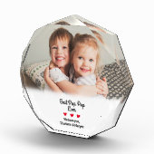 Benutzerdefinierter bester Pop Pop je bewahren Fotoblock (Rechts)