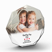 Benutzerdefinierter bester Pop Pop je bewahren Fotoblock (Links)