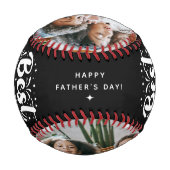 Benutzerdefinierter bester Vater je 2 Foto - Keepa Baseball (Rückseite)