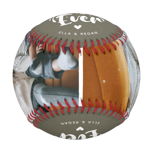 Benutzerdefinierter bester Vater je 2 Foto - Keepa Baseball (Vorderseite)