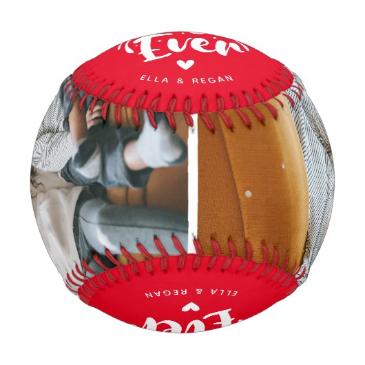 Benutzerdefinierter bester Vater je 2 Foto - Keepa Baseball (Vorderseite)