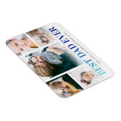 Benutzerdefinierter bester Vater je 5 Foto Magnet (Rechte Seite)