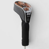 Benutzerdefinierter bester Vater nach Par Retro Co Golf Headcover (angewinkelt)
