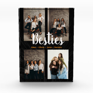 Benutzerdefinierter Besties-Fotoblock mit 3 Bilder Fotoblock