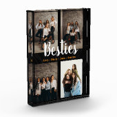 Benutzerdefinierter Besties-Fotoblock mit 3 Bilder Fotoblock (Links)