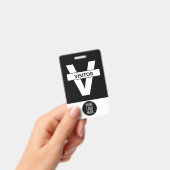 Benutzerdefinierter Besucher - Foto-Pass - Name-ID Ausweis (Handheld)