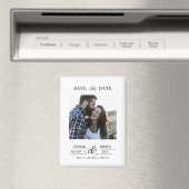 Benutzerdefinierter Bild-Kühlschrank Save-the-Date Magnet (In Situ (Geschirrspüler))