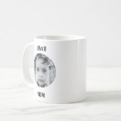 Benutzerdefinierter Bilder- & Namens-Becher Kaffeetasse (Vorderseite Links)