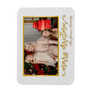 Benutzerdefinierter Bilderrahmen Frohe Weihnachten Magnet