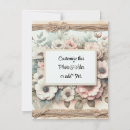 Benutzerdefinierter Bildhalter Dankeskarte