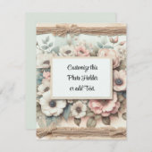 Benutzerdefinierter Bildhalter Dankeskarte (Vorne/Hinten)