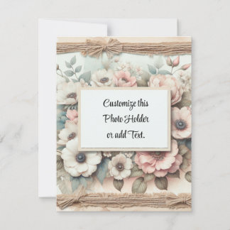 Benutzerdefinierter Bildhalter Dankeskarte